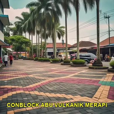 Conblock dari Abu Vulkanik Merapi Surakarta Ramah Estetik